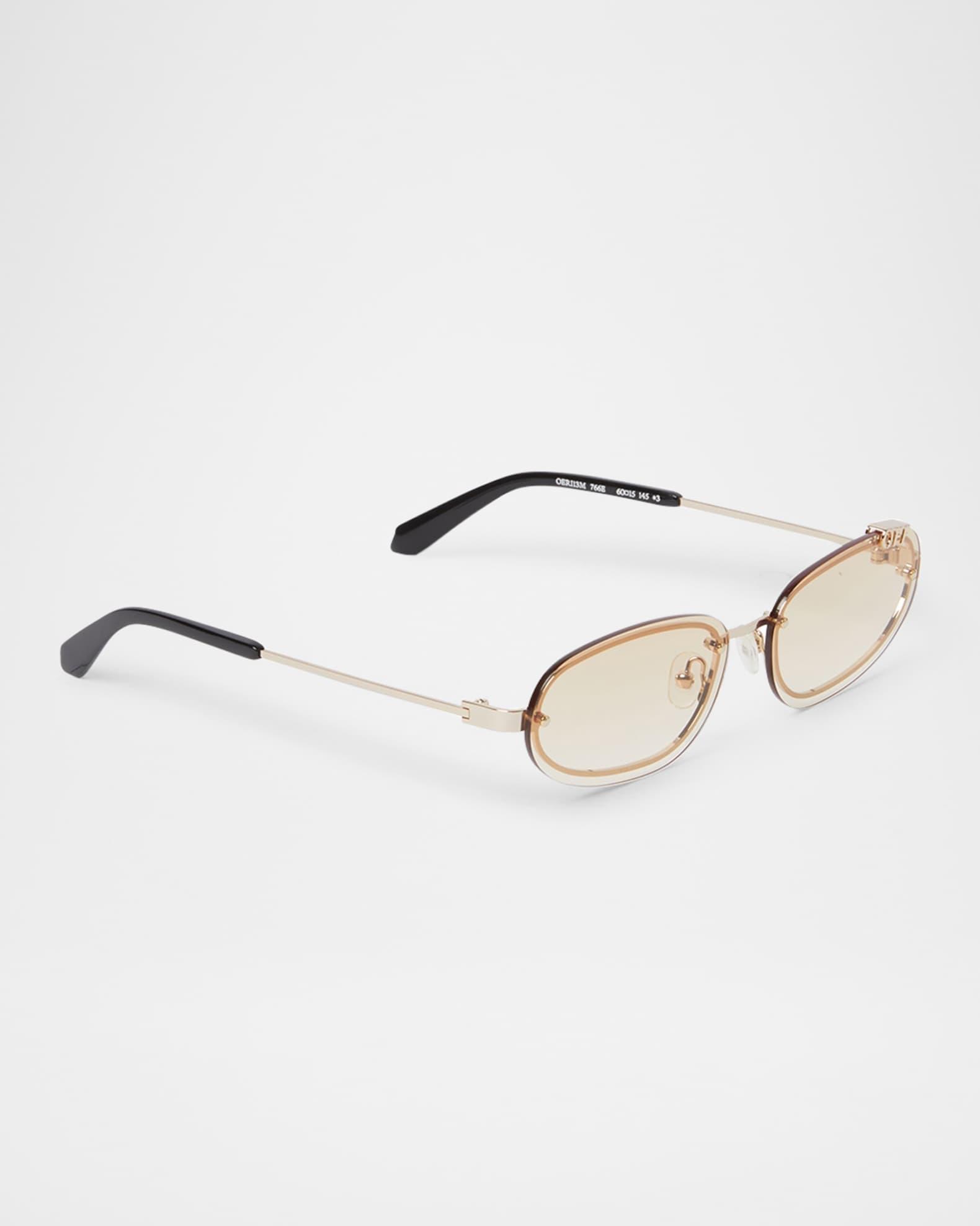 Miami Metal Oval Sunglasses Product Image