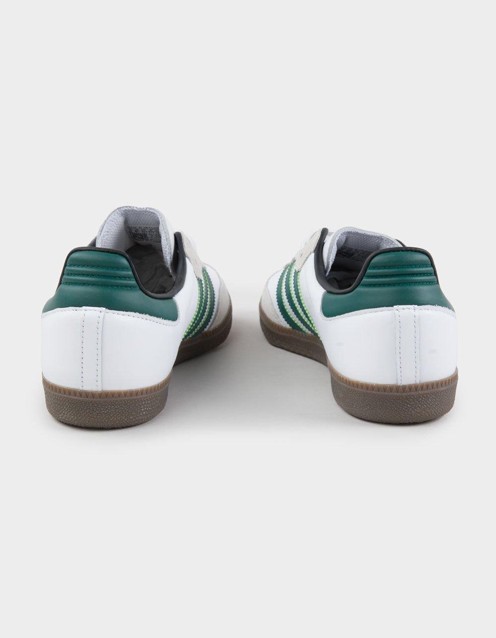 ADIDAS Samba ADV Shoes - WHT/GREEN Product Image