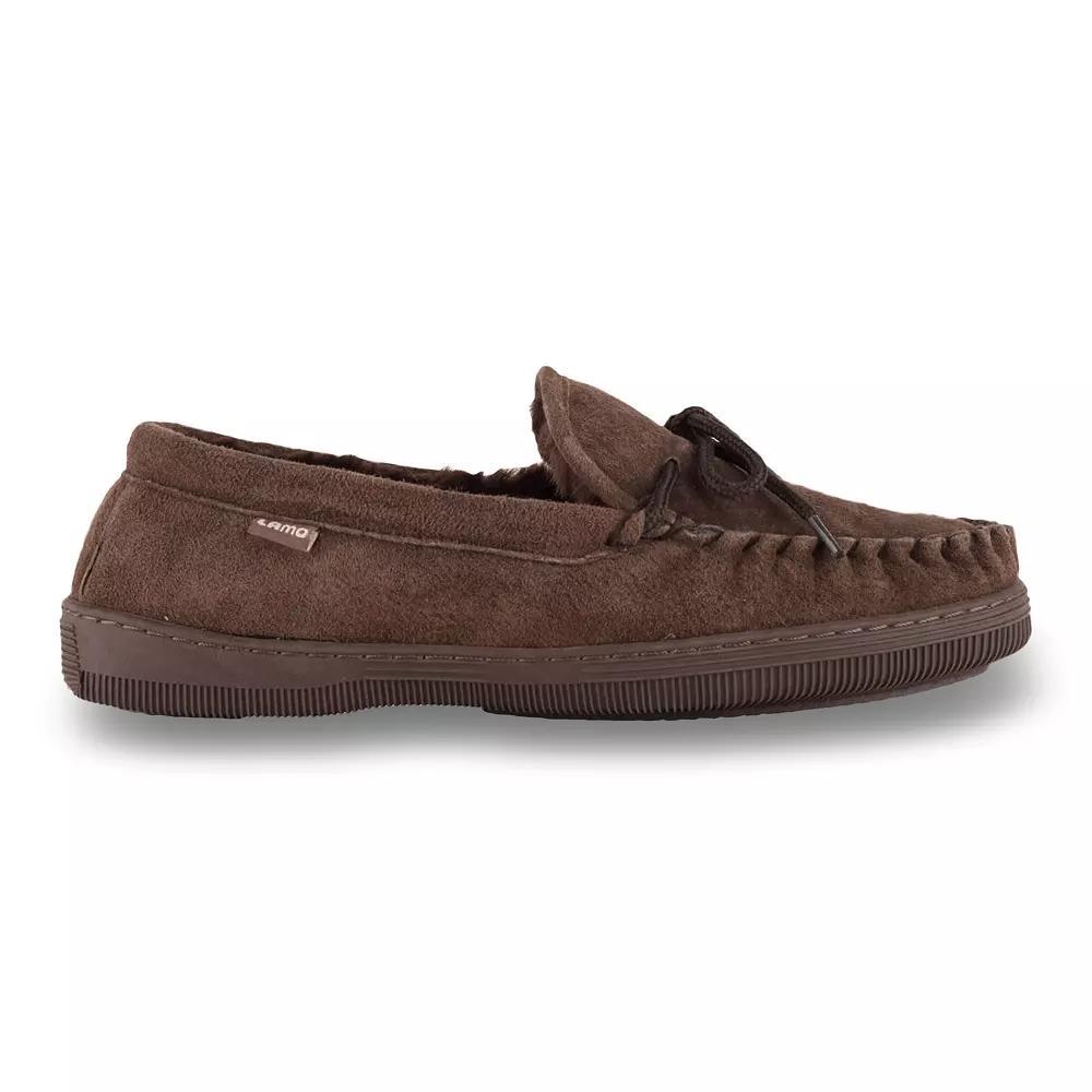 Mykos Men's Suede Moccasins, Size: 12 Medium, Black Product Image