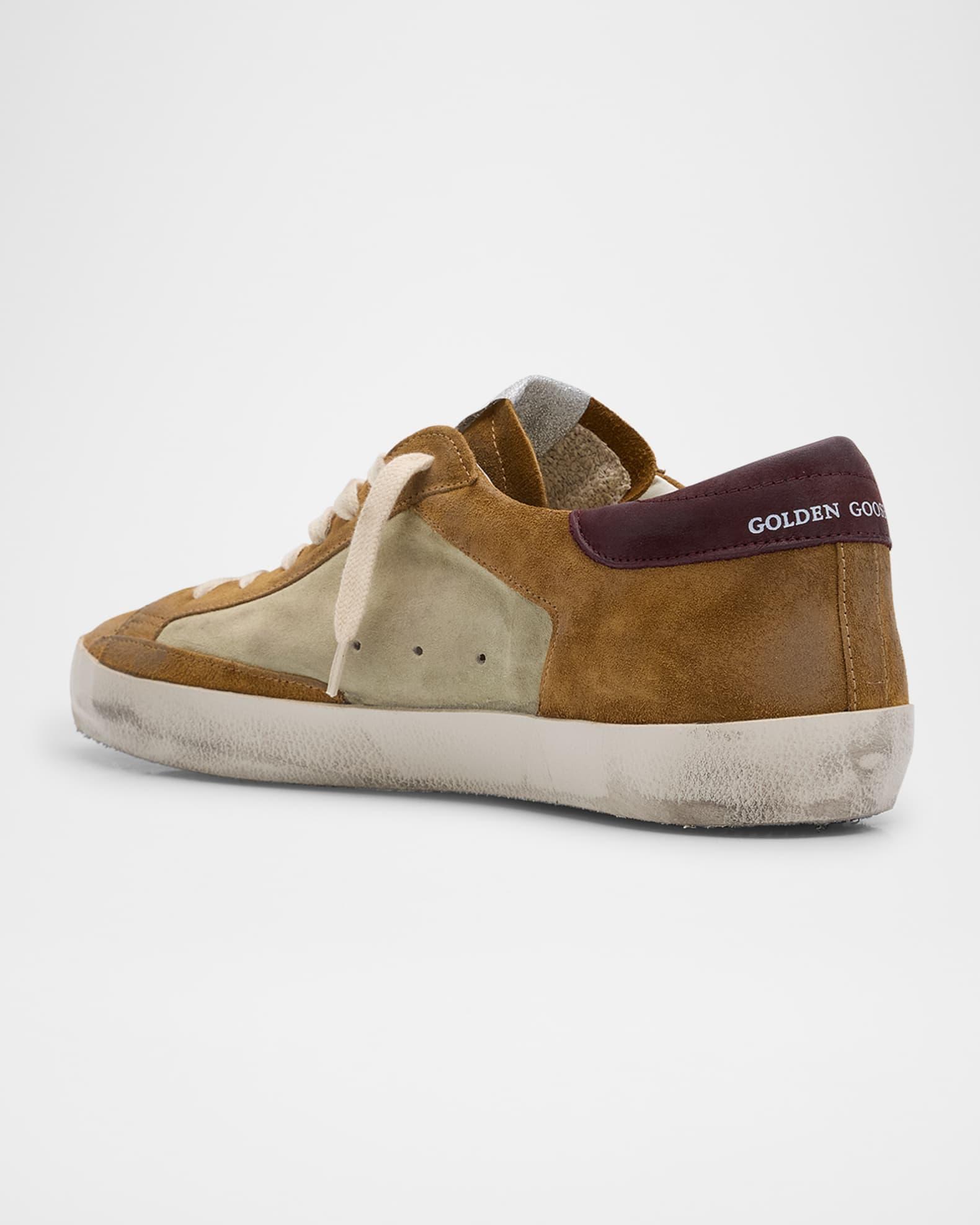 Men's Super-Star Suede Low-Top Sneakers Product Image