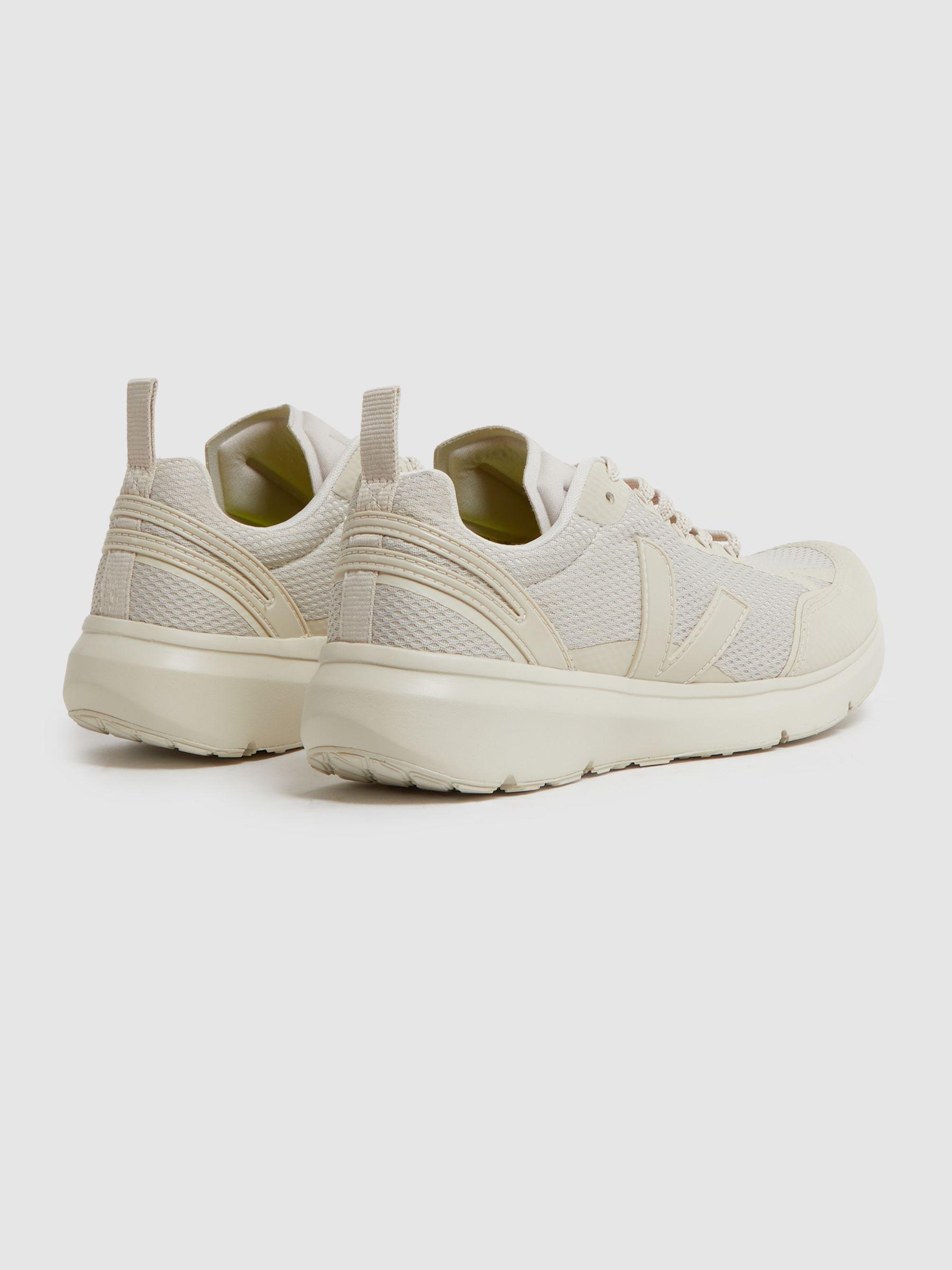 Veja Mesh Running Trainers in White  Pierre Product Image