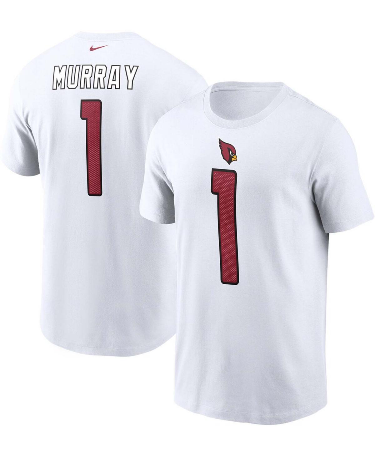 Men's Nike Kyler Murray White Arizona Cardinals Name & Number T-Shirt, Size: Medium Product Image