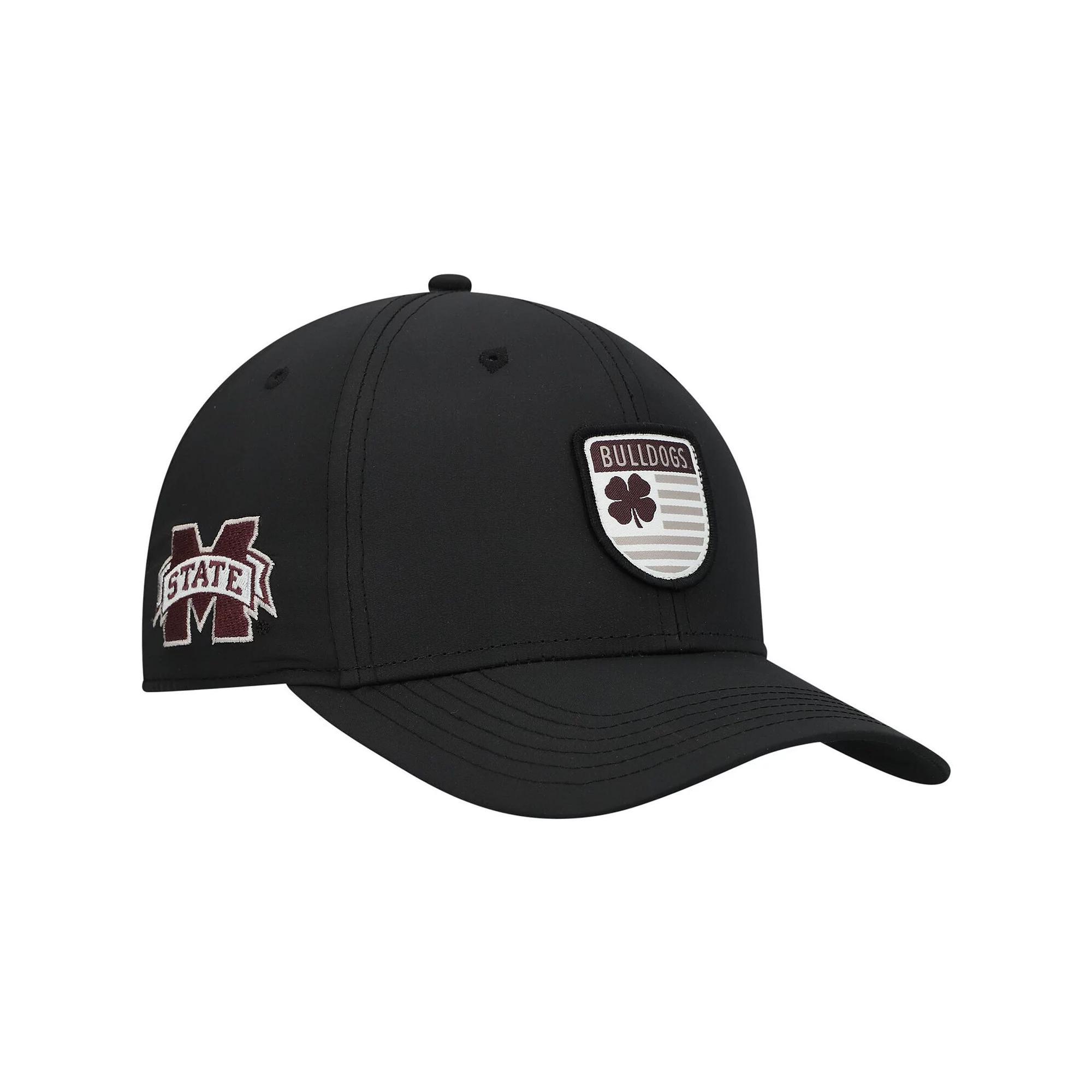 Men's Black Mississippi State Bulldogs Nation Shield Snapback Hat, Mst Black Product Image