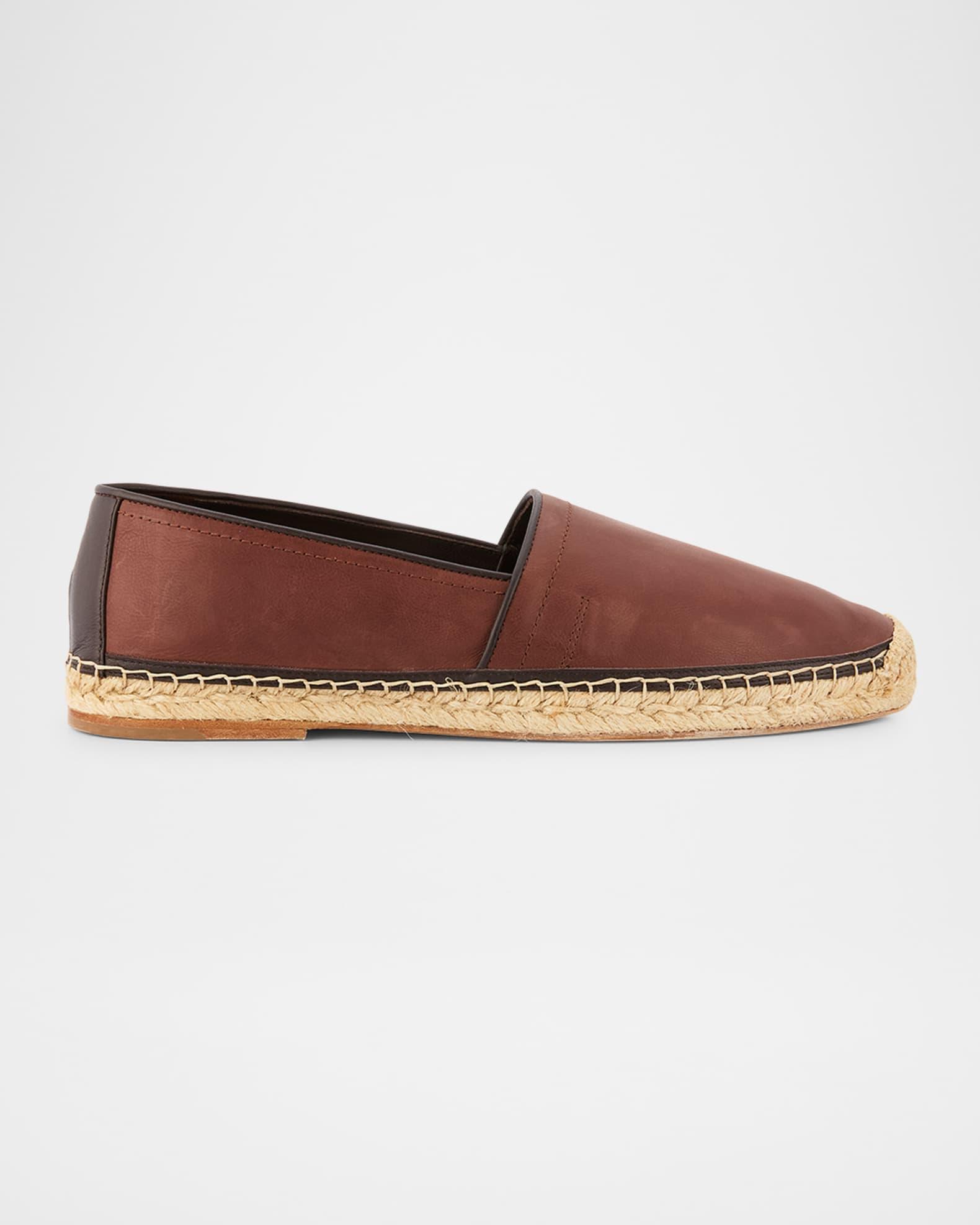 Men's Leather and Hemp Espadrilles Product Image