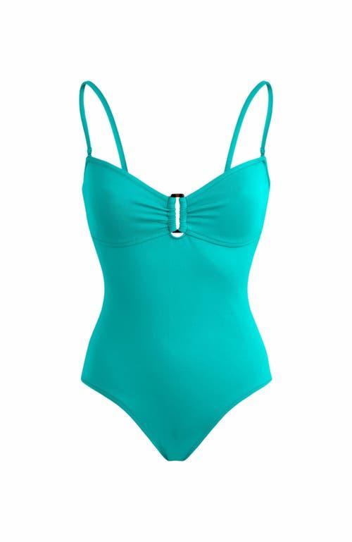 Womens Solid Sculpt One-Piece Swimsuit Product Image