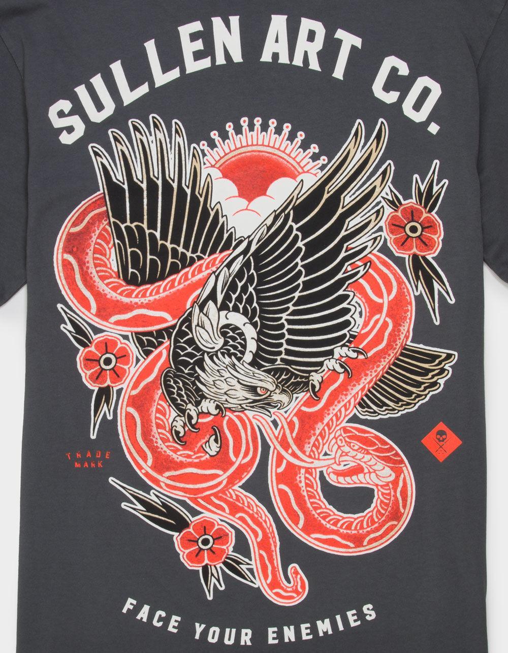 SULLEN Battle Mens Tee - CHARCOAL Product Image