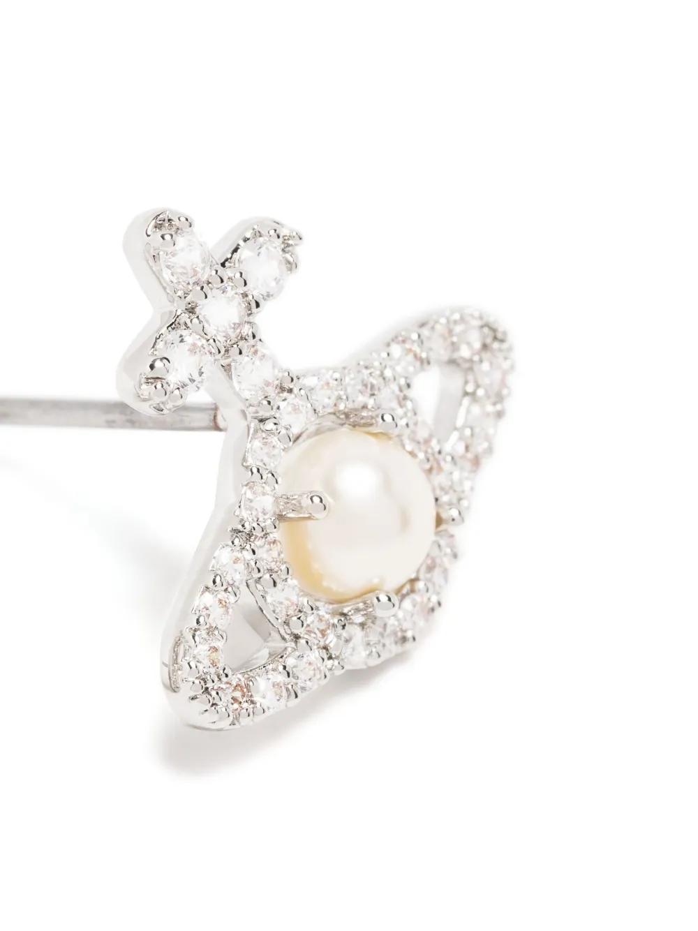 Orb crystal-embellished earrings Product Image