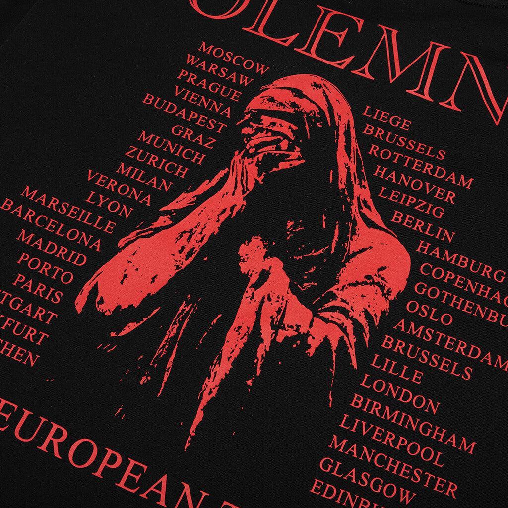 Oversized T-Shirt Solemn-X - Black Male Product Image