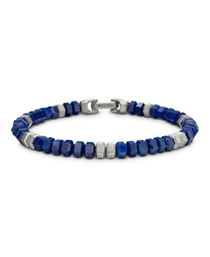David Yurman Mens Spiritual Beads Hex Bracelet with Lapis Lazuli Product Image