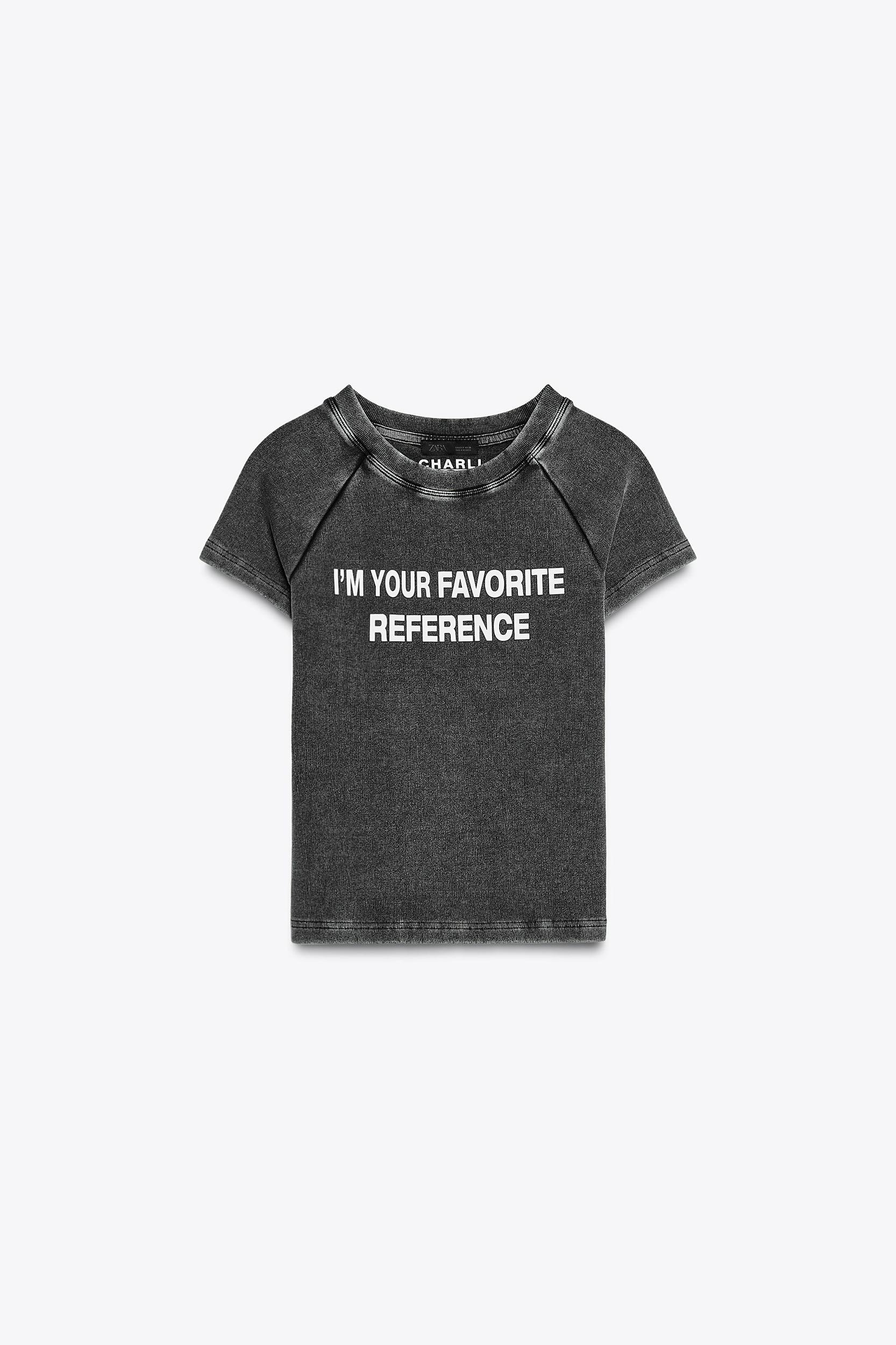 CHARLI XCX© WASHED EFFECT T-SHIRT Product Image