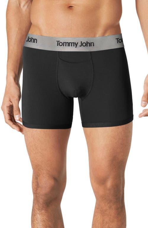 Tommy John Second Skin 4 Boxer Brief 2-Pack Dress Blues) Men's Underwear Product Image