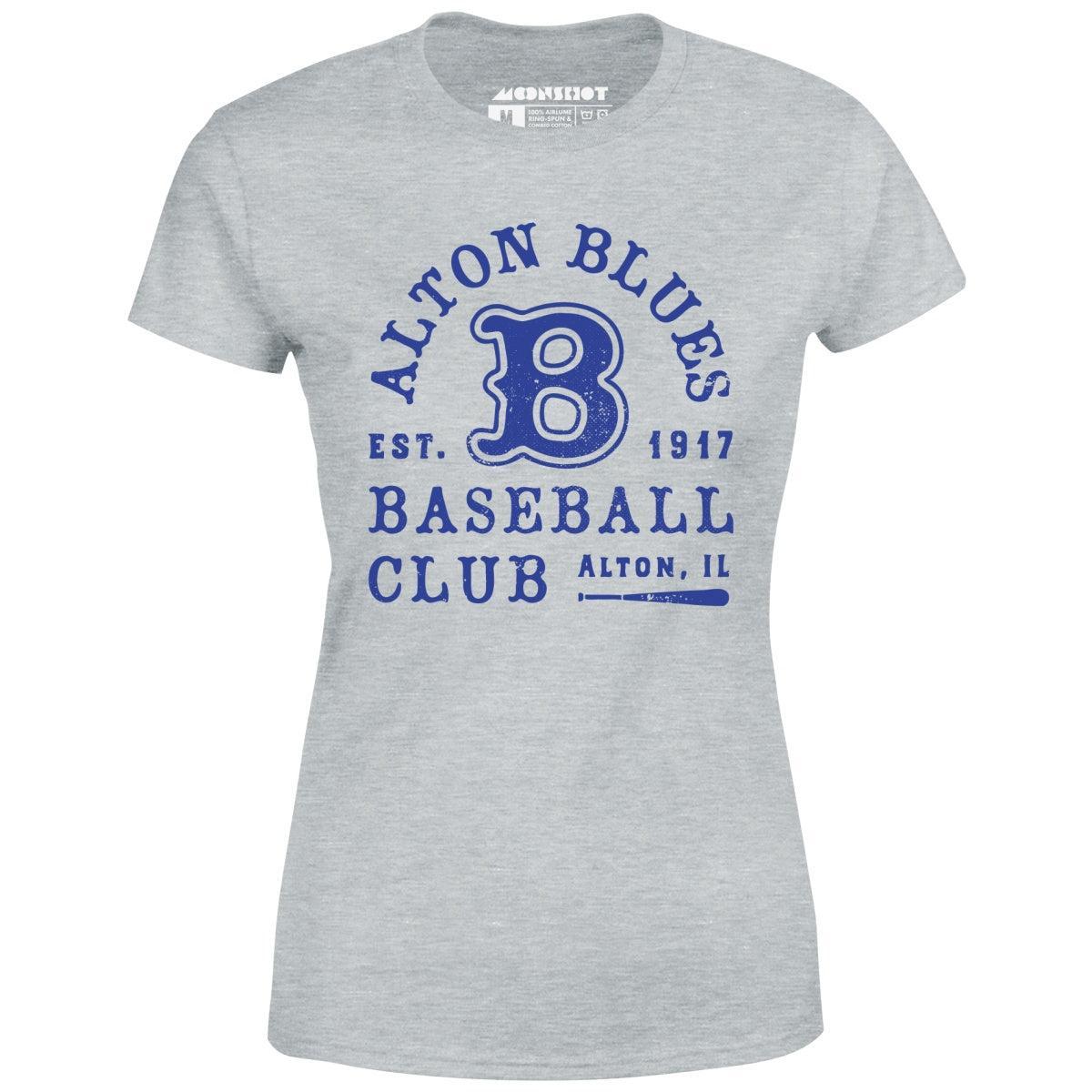 Alton Blues - Illinois - Vintage Defunct Baseball Teams - Women's T-Shirt Female Product Image
