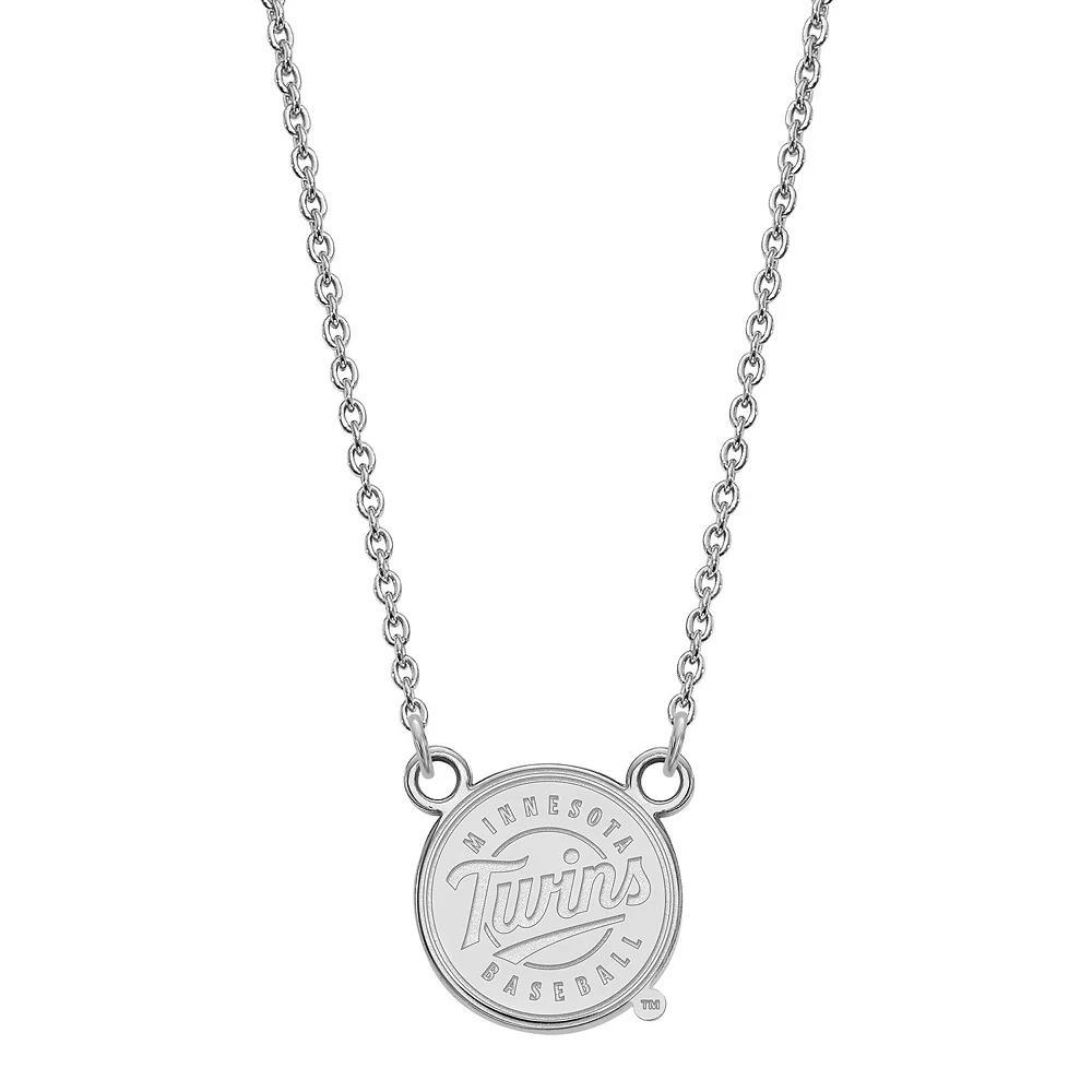 LogoArt Sterling Silver Minnesota Twins Small Pendant Necklace, Womens Gold Tone Product Image