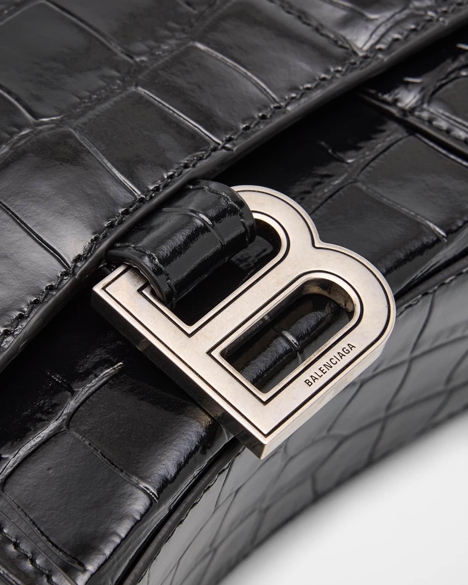 Hourglass XS Croc-Embossed Bag Product Image