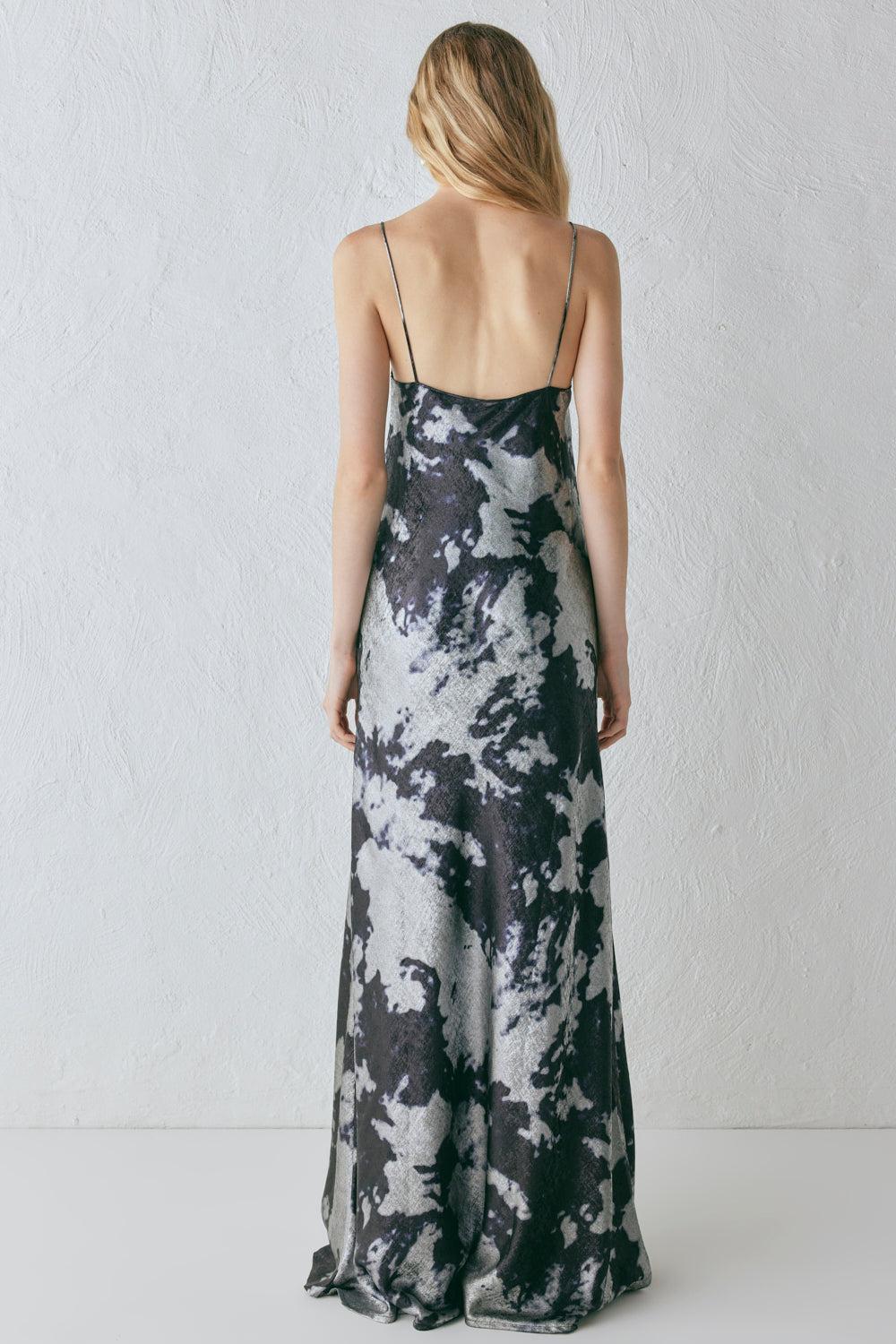 Ida Maxi Dress Silver Product Image