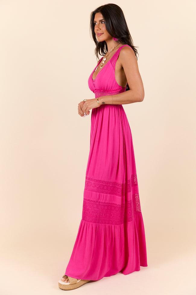 Summer Crush Fuchsia Maxi Dress SALE Product Image