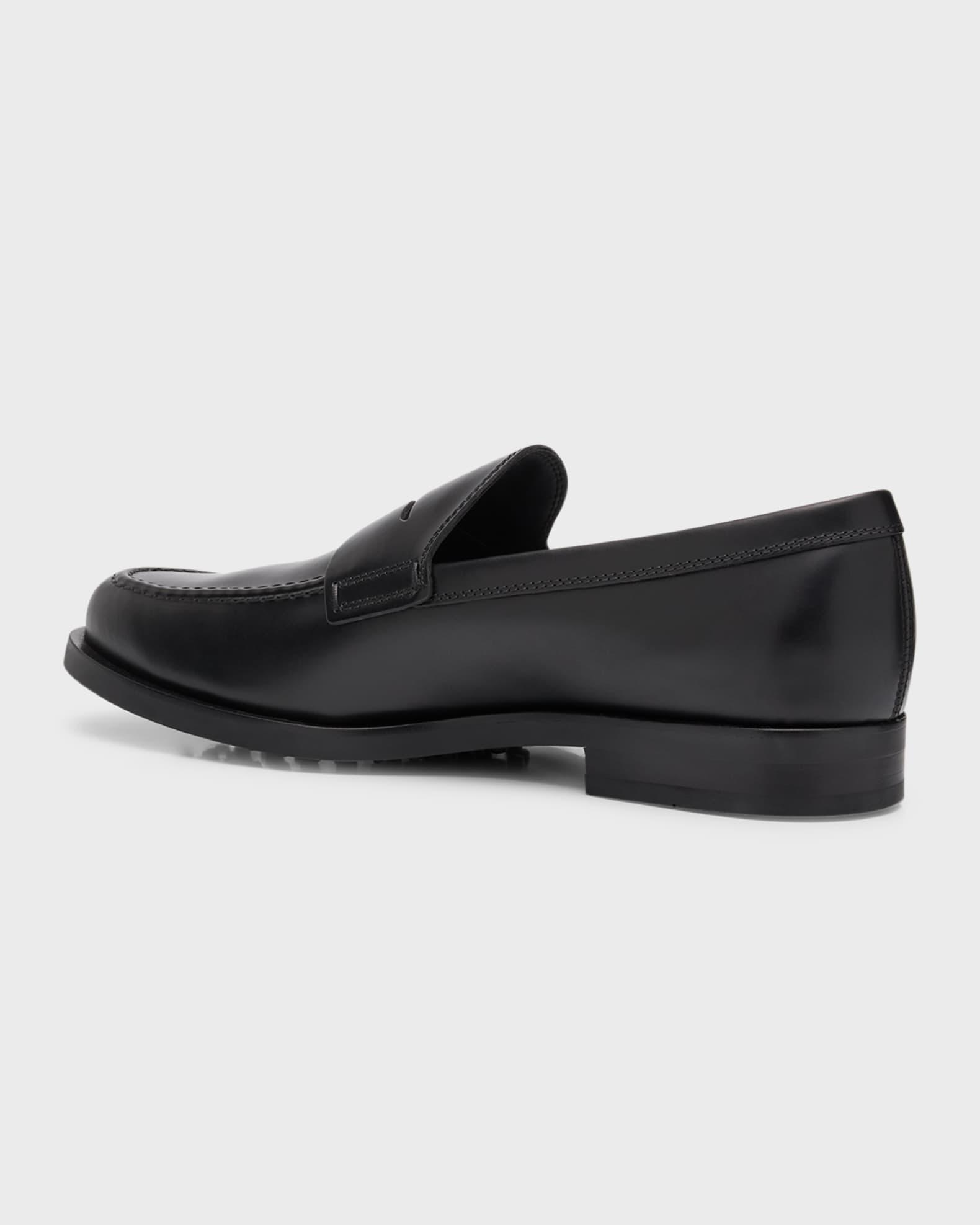 Men's Leather Moccasin Penny Loafers Product Image