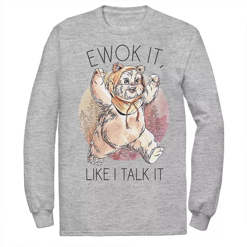 Men's Star Wars Ewok It Tee, Size: XXL, Athletic Grey Product Image
