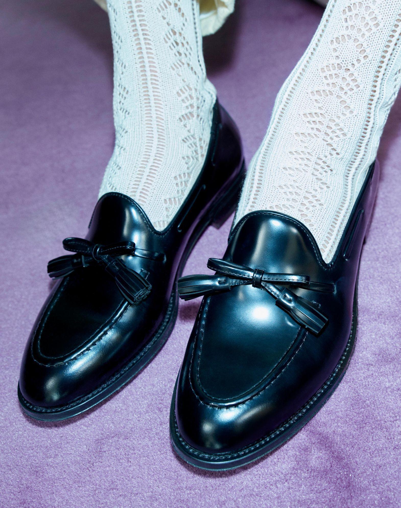 Bowshire Loafer In Shiny Calfskin Product Image