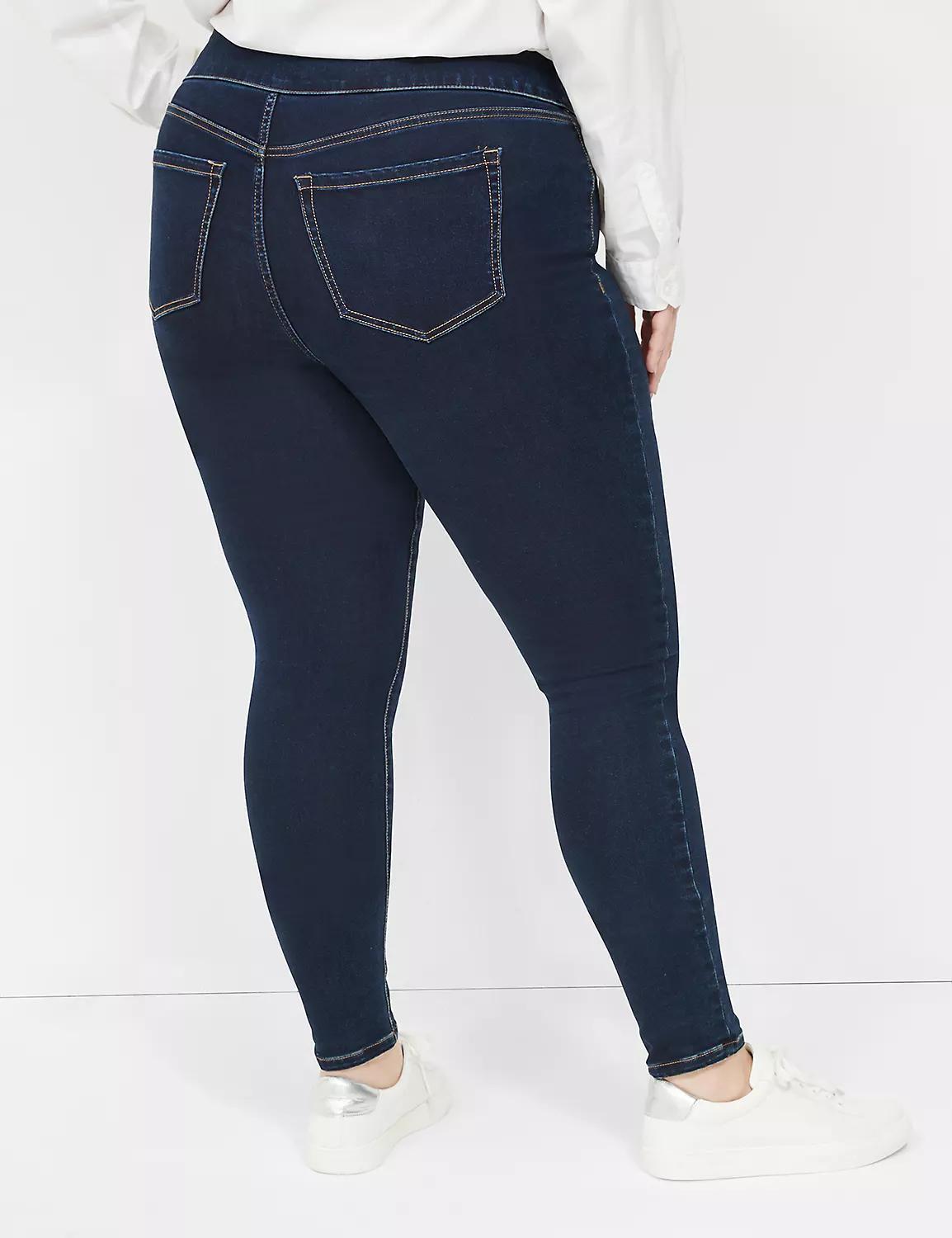 Pull-On High-Rise Sateen Jegging Product Image