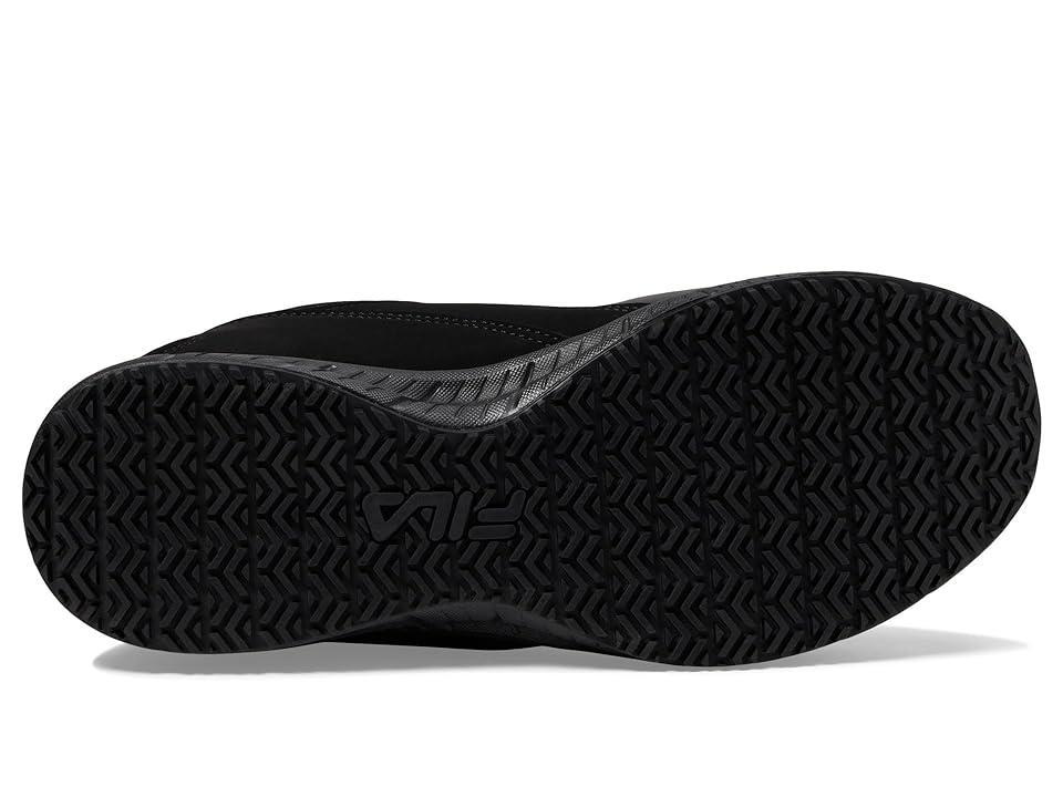 Fila Memory Layers Slip Resistant Black/Black) Women's Shoes Product Image