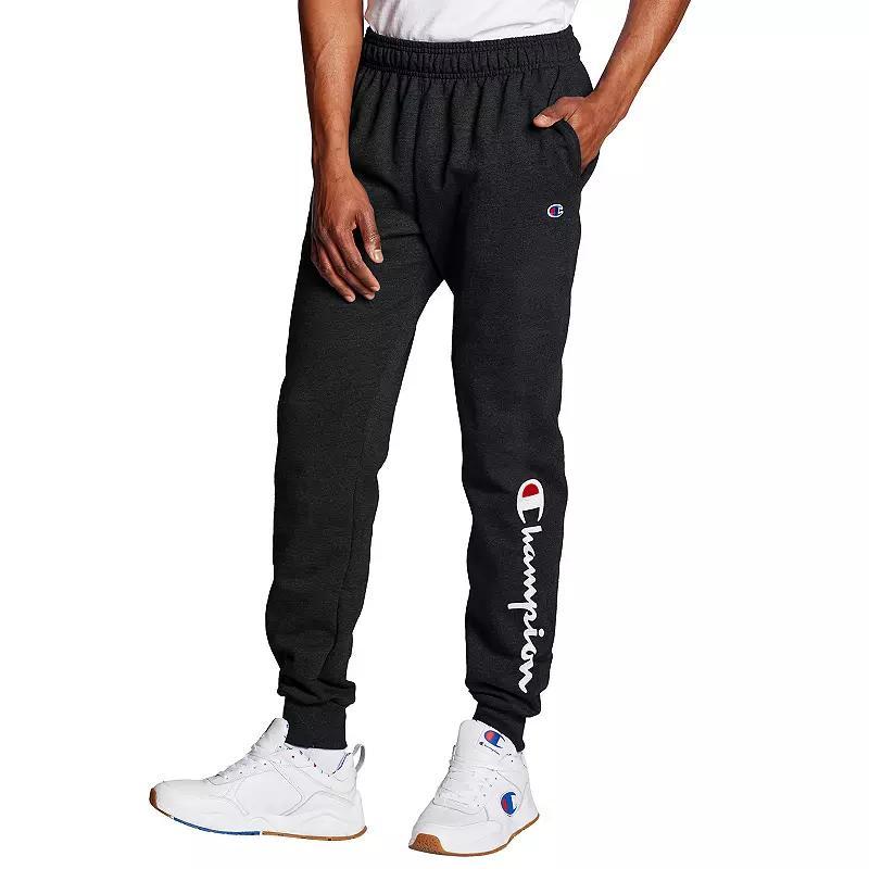 Mens Champion Powerblend Graphic Fleece Joggers Product Image