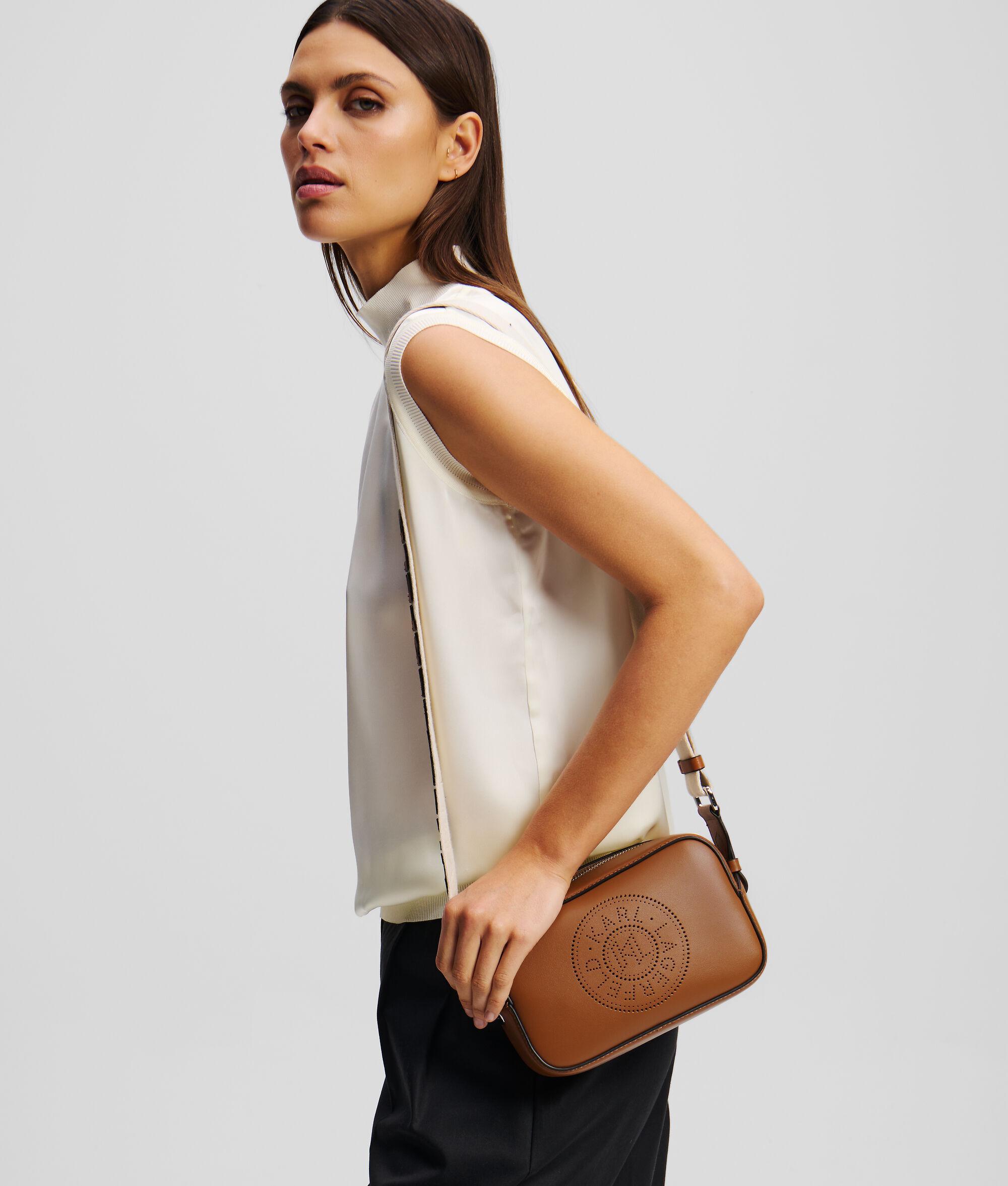 K/CIRCLE PERFORATED CROSSBODY BAG Product Image