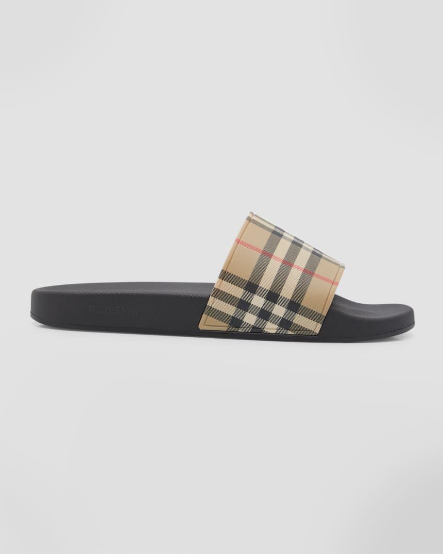 Men's Furley Check Slides Product Image
