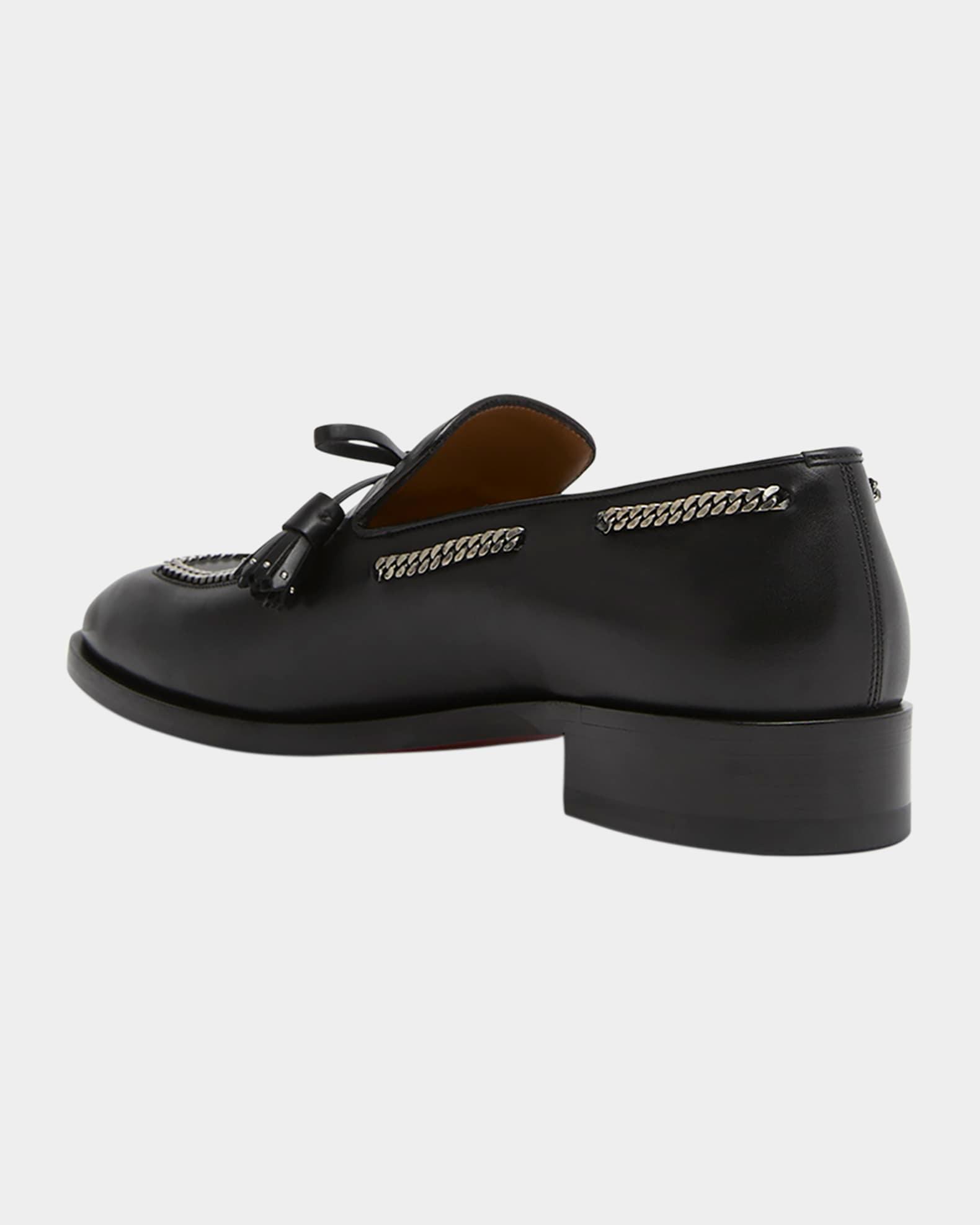 Men's Cortochain Leather Tassel Loafers Product Image