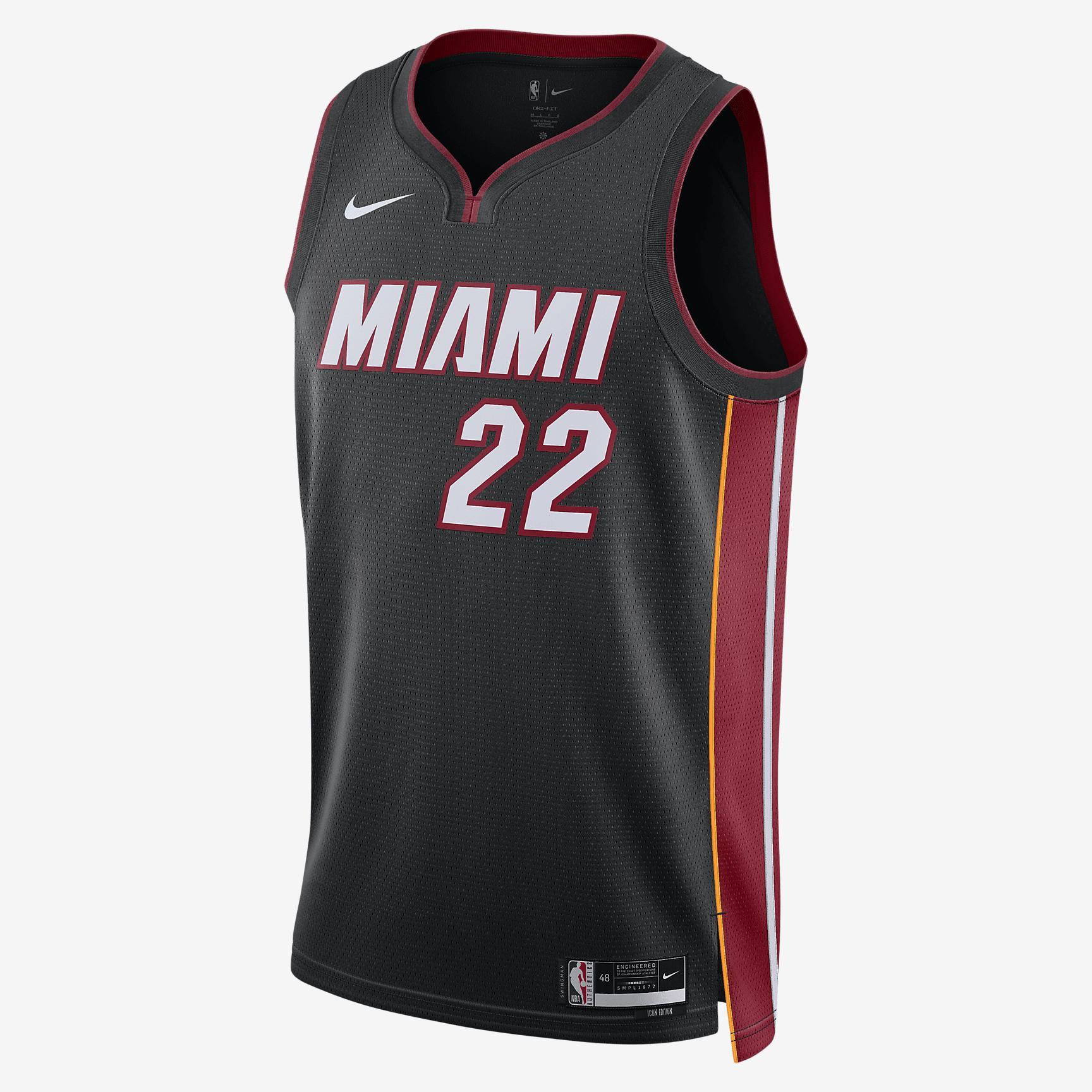 Miami Heat Icon Edition 2022/23 Men's Nike Dri-FIT NBA Swingman Jersey Product Image