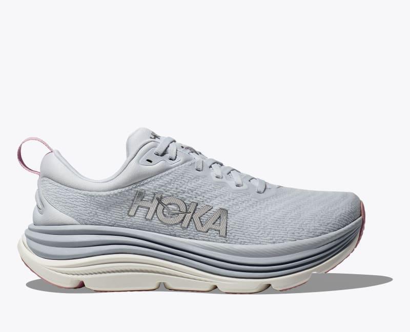 HOKA Women's Gaviota 5 Shoes in Vanilla/Eggnog, Size 7 Product Image