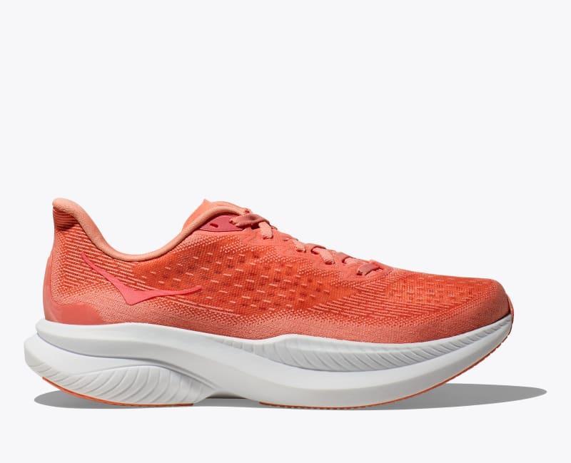 HOKA Women's Mach 6 Shoes in Black/White, Size 9 Product Image