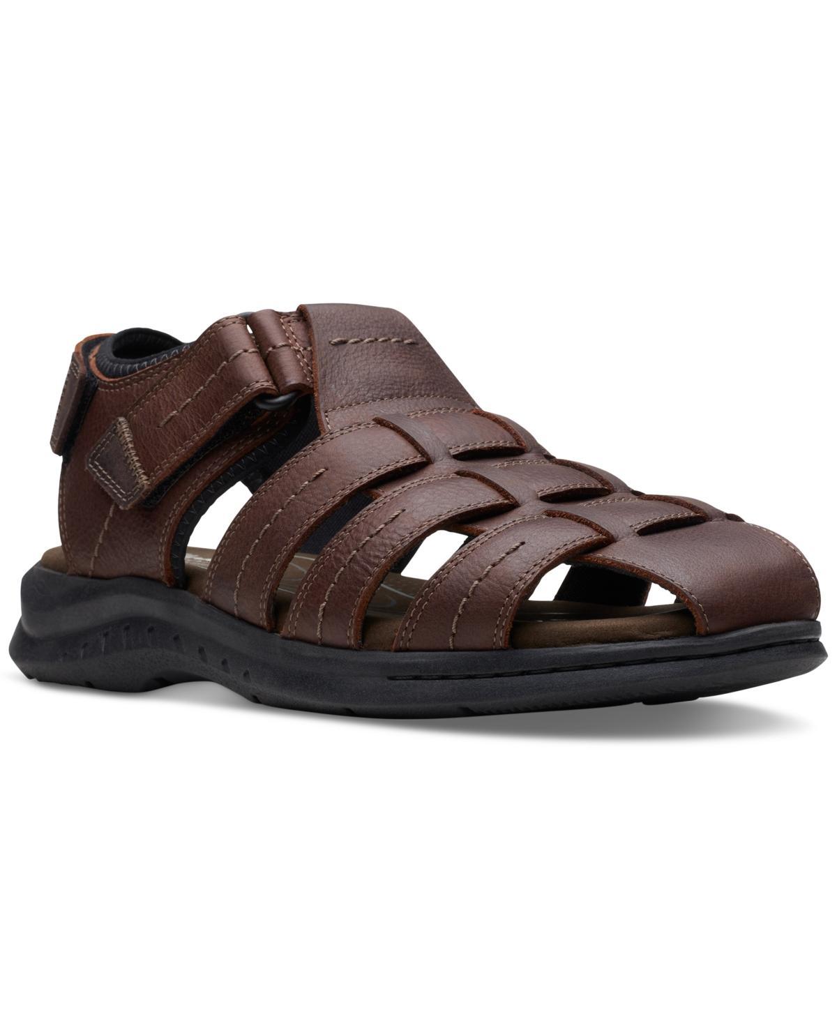 Clarks Walkford Fish Tumbled Leather) Men's Shoes Product Image