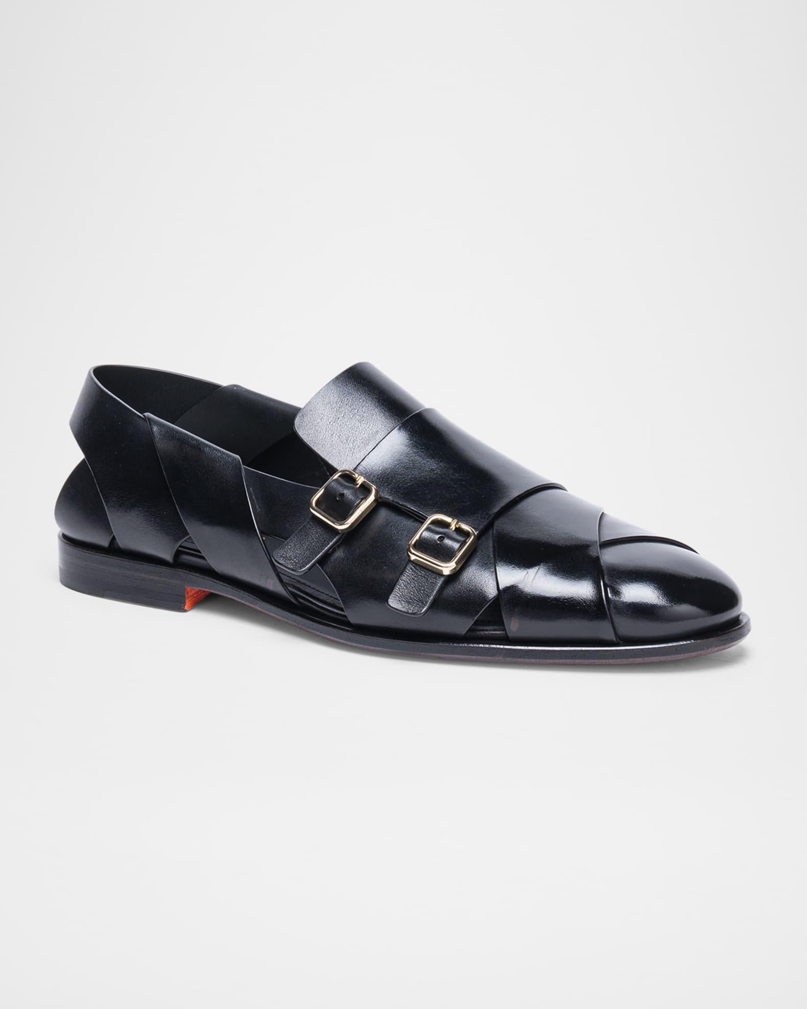 Womens Leather Ballet Flats Product Image
