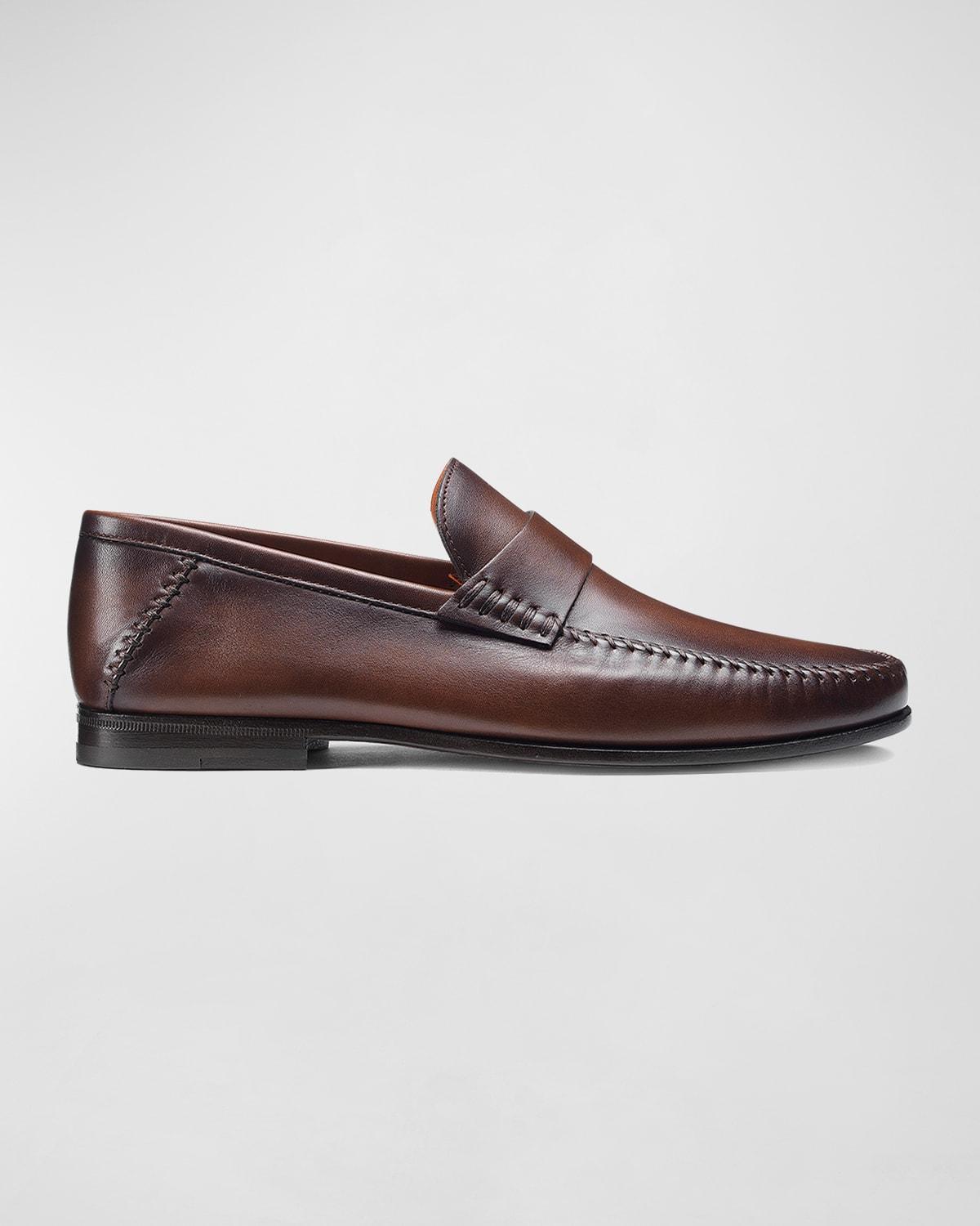 Santoni Mens Paine-M1 Slip On Loafers Product Image