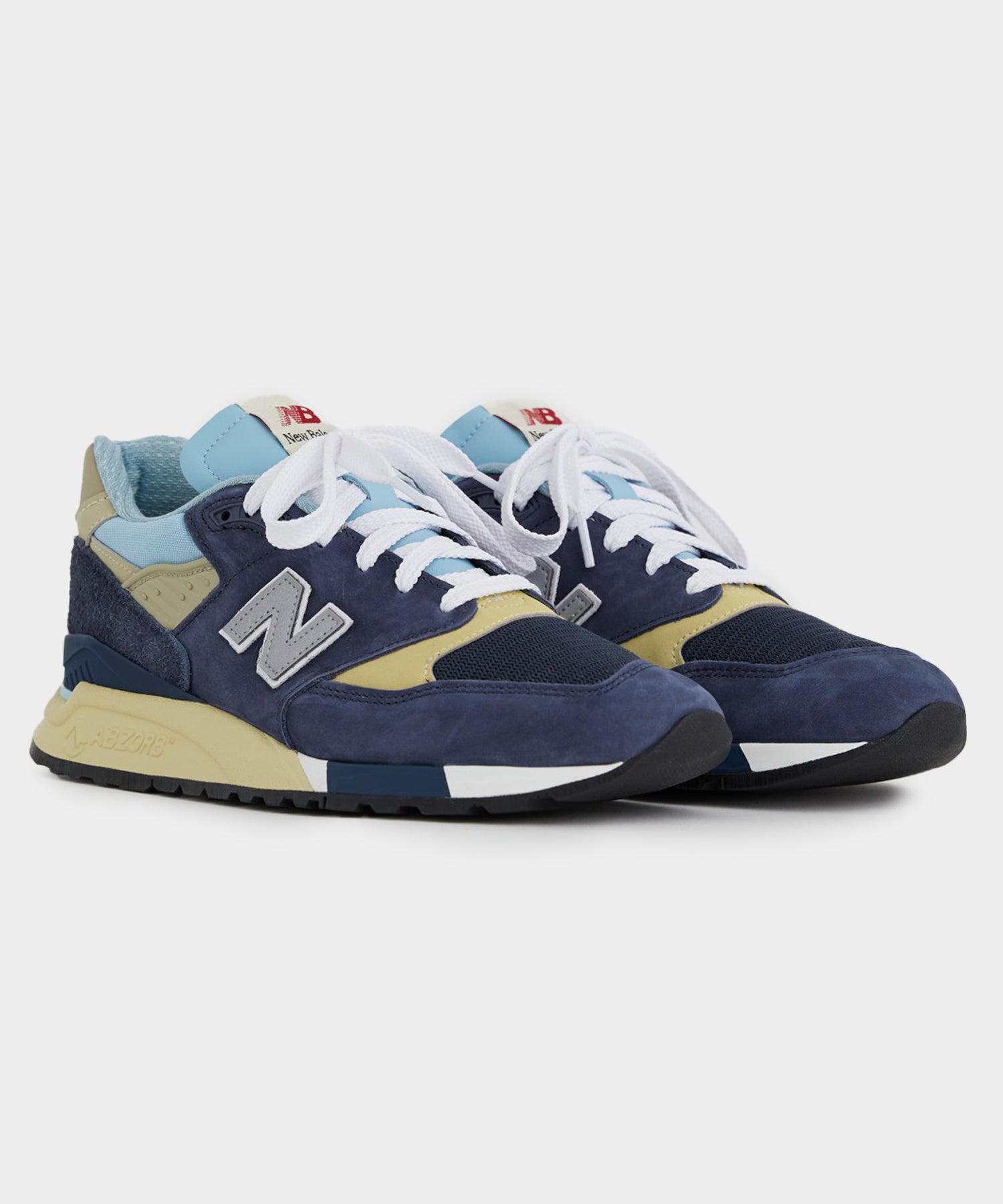 New Balance Made in USA 998 in Navy + Chrome Blue Product Image