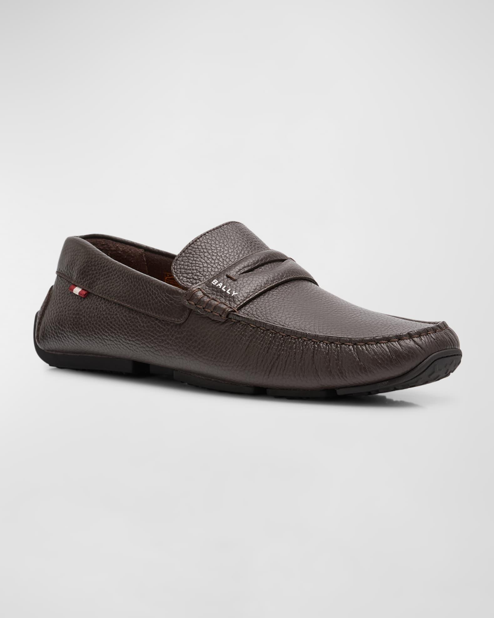 Men's Palven Pilot Grained Leather Drivers Product Image