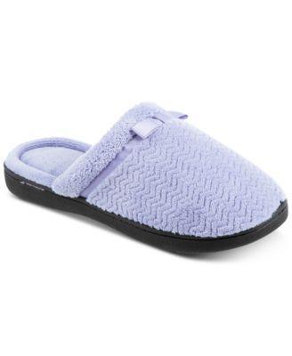 isotoner Chevron Women's Clog Slippers, Size: XS, Purple Product Image