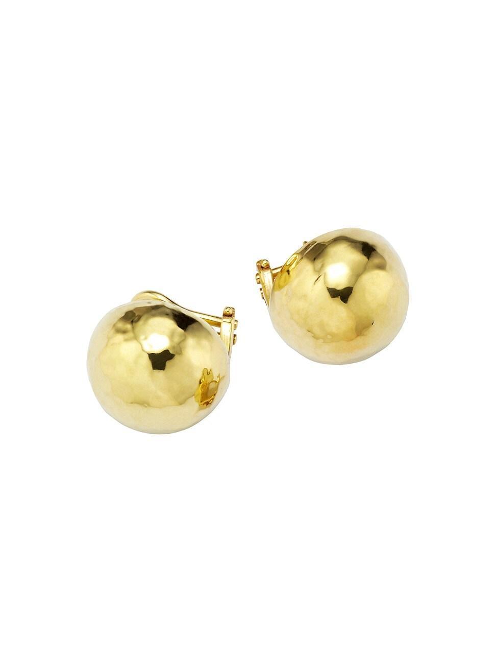 Womens Classico 18K Green Gold Spherical Stud Earrings Product Image