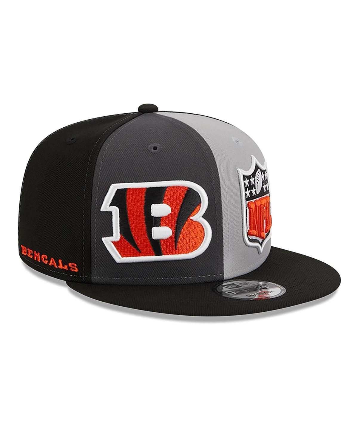 Men's New Era  Black/Gray Cincinnati Bengals 2023 Sideline 9FIFTY Snapback Hat, Grey Product Image