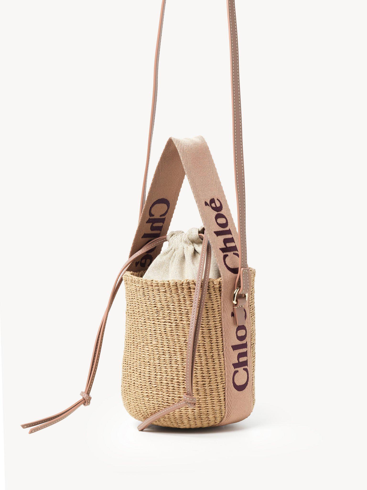 Small Woody basket in natural fibers Product Image