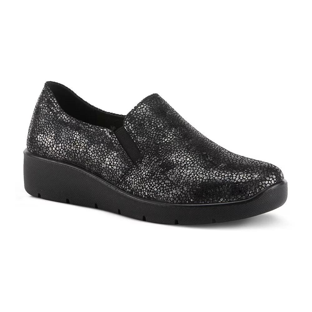Flexus by Spring Step Pellegrini Women's Slip-on Shoes, Size: 38, Black Team Product Image
