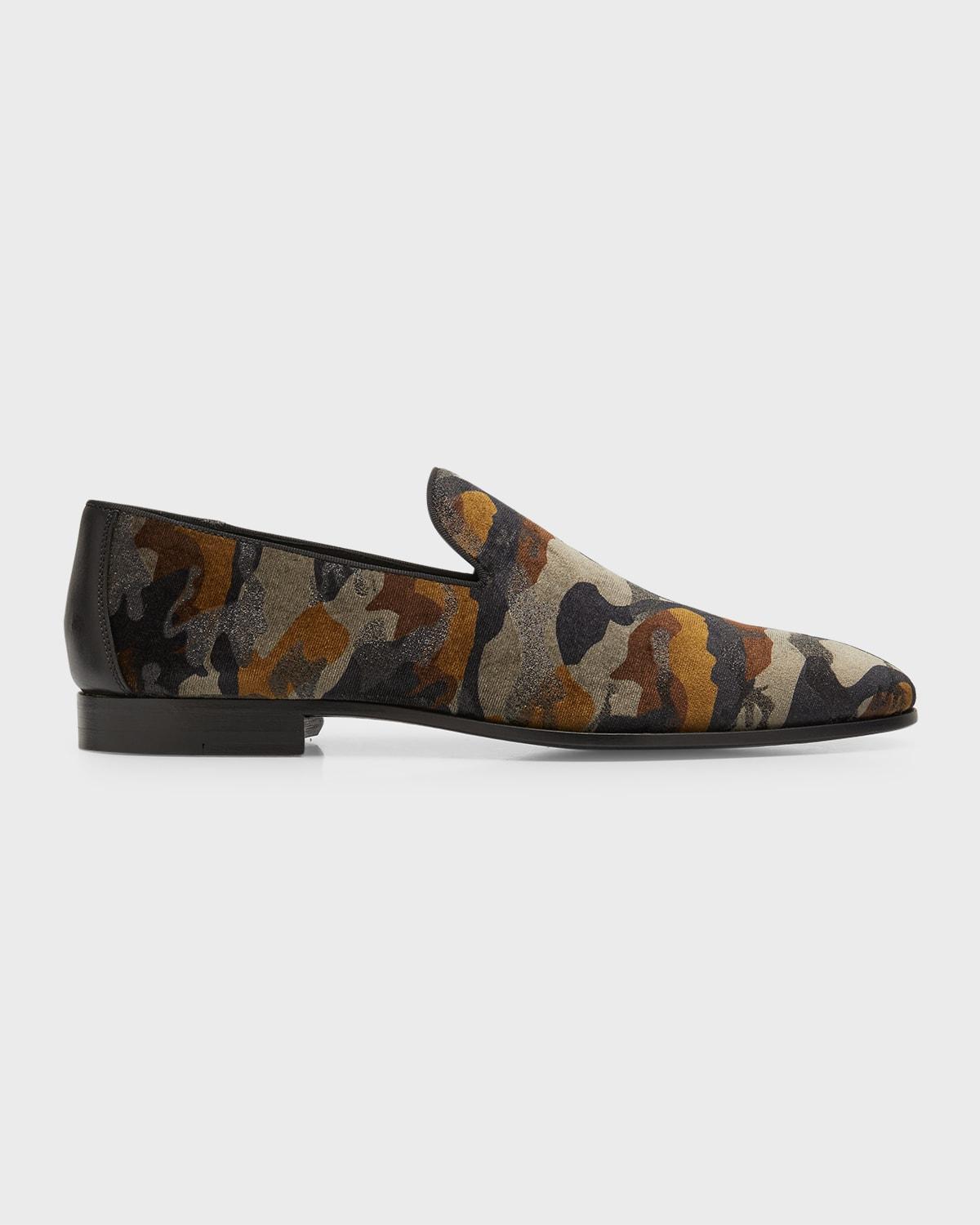 Men's Jareth Velvet Venetian Loafers Product Image