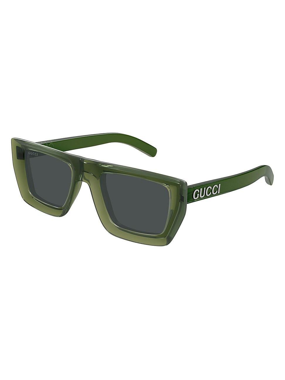Mens Sunset Boulevard GG1723S 51MM Rectangular Sunglasses Product Image