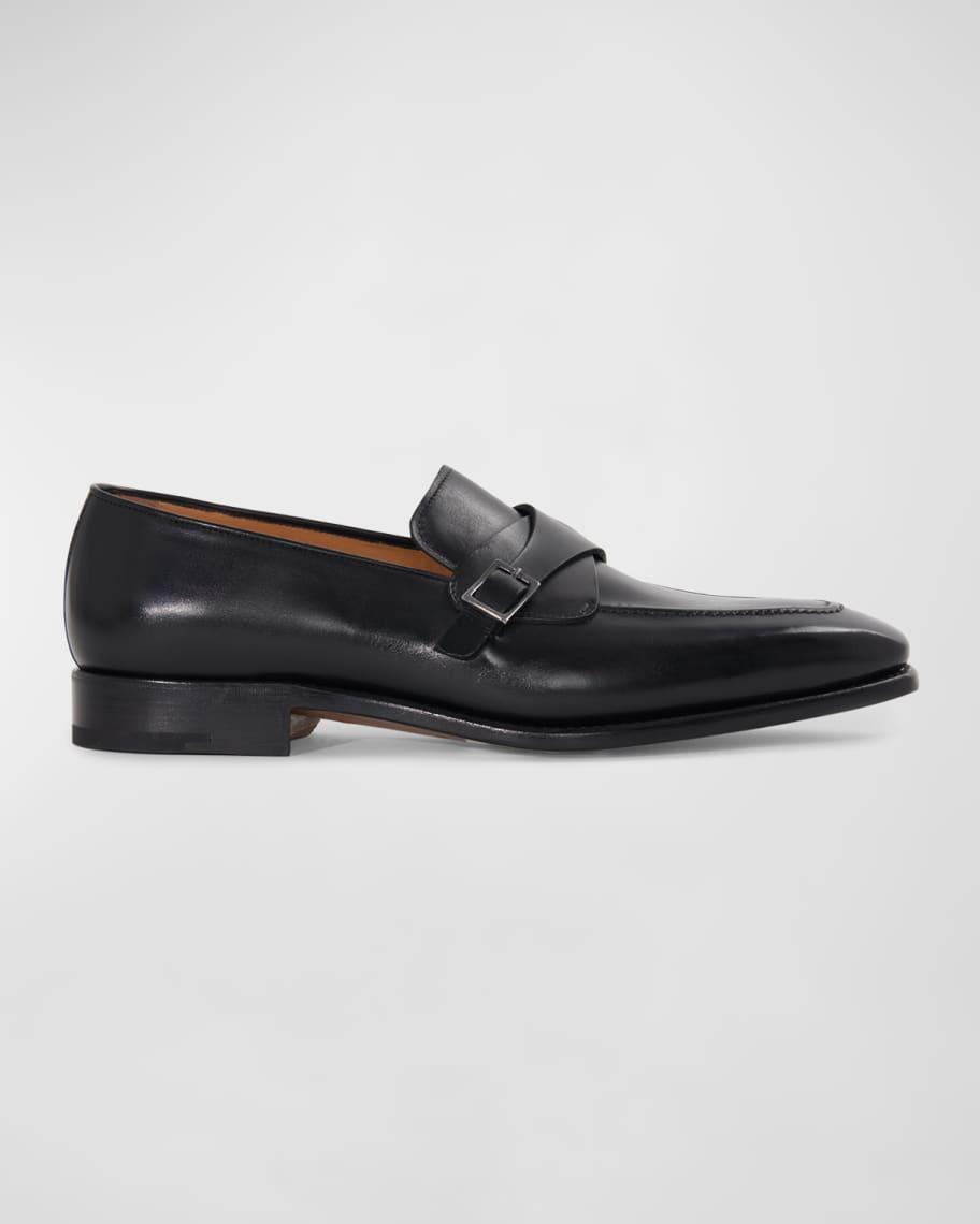 Mens Gideon Leather Venetian Loafers Product Image