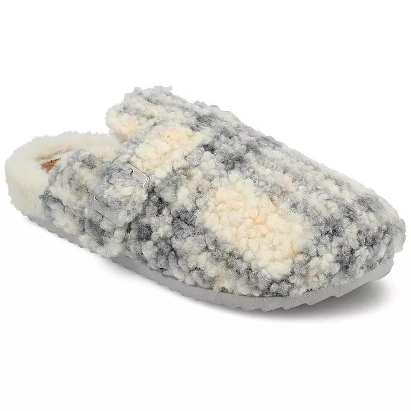 Journee Ardenn Women's Slip-On Scuff Slippers, Size: Large (9/10), Plaid Product Image