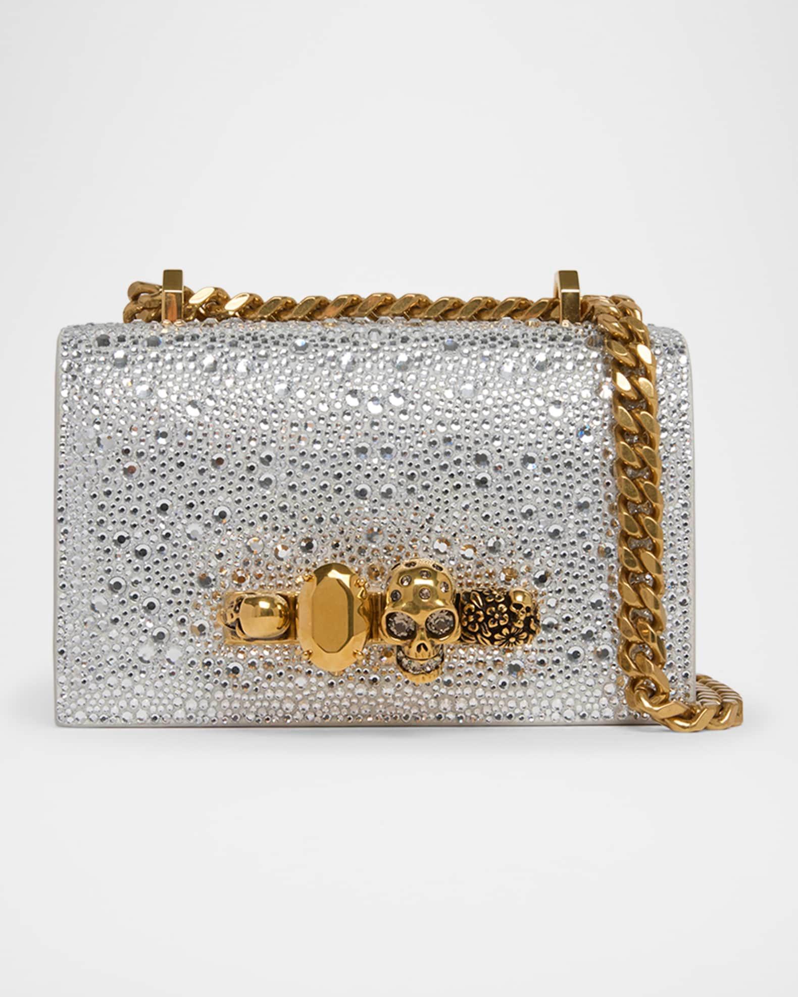 Mini Skull Jewel Embellished Chain Shoulder Bag Product Image