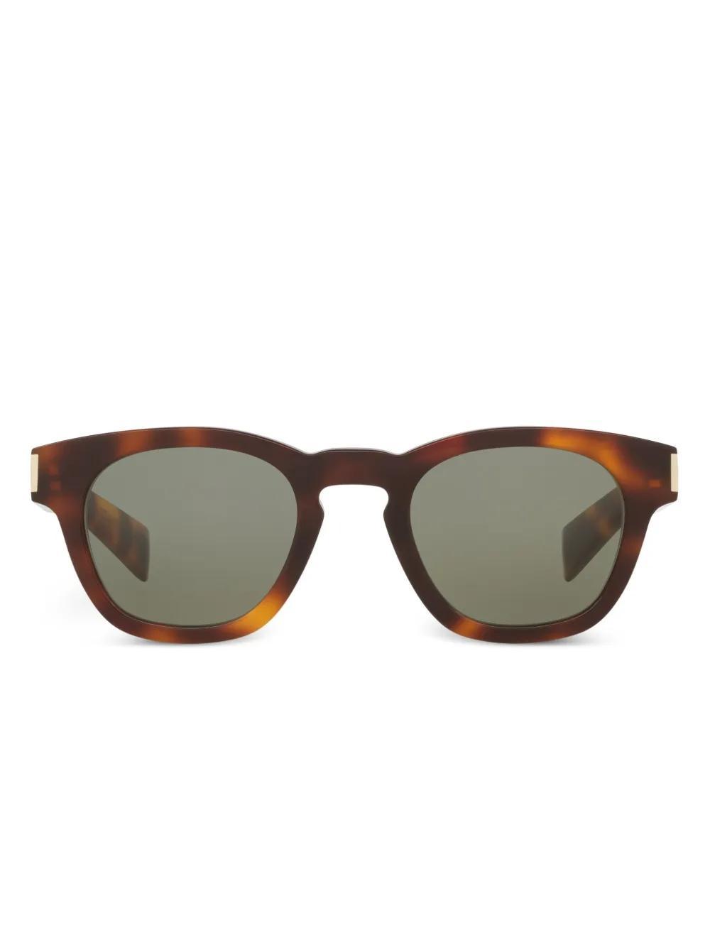SAINT LAURENT 746 Sunglasses In Brown Product Image