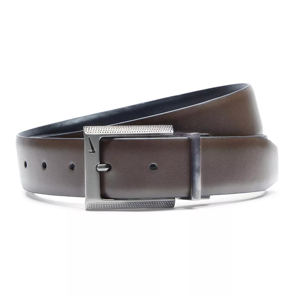 Men's Nike Textured Buckle Reversible Belt, Size: XL, Brown Black Product Image