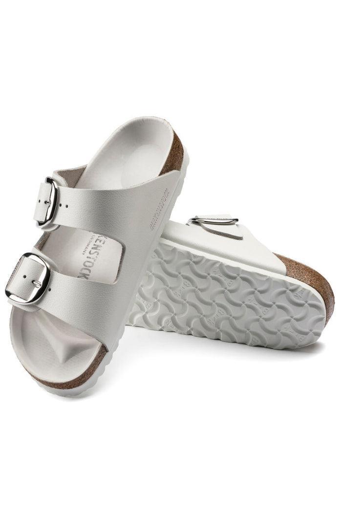 Arizona Big Buckle Narrow Width In Leather White Product Image